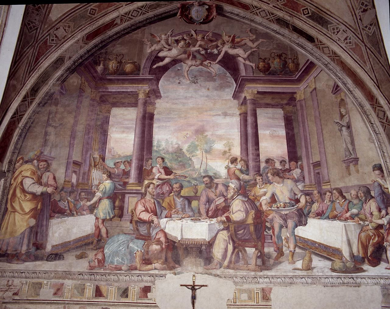 Cena in casa di Simone il fariseo - Convento della Santissima Annunziata, Firenze